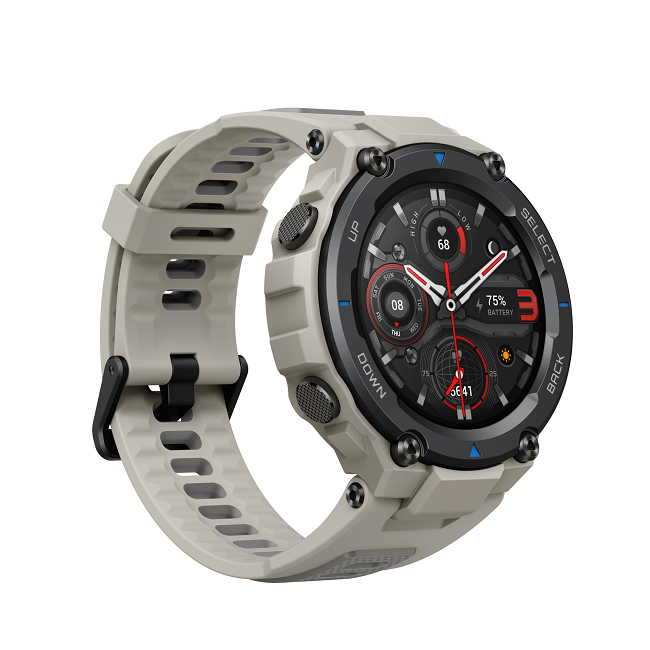 שעון חכם AMAZFIT דגם T-REX PRO צבע Desert Grey