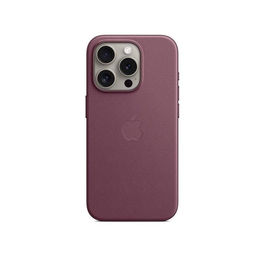 iPhone 15 Series FineWoven Case with MagSafe - Mulberry