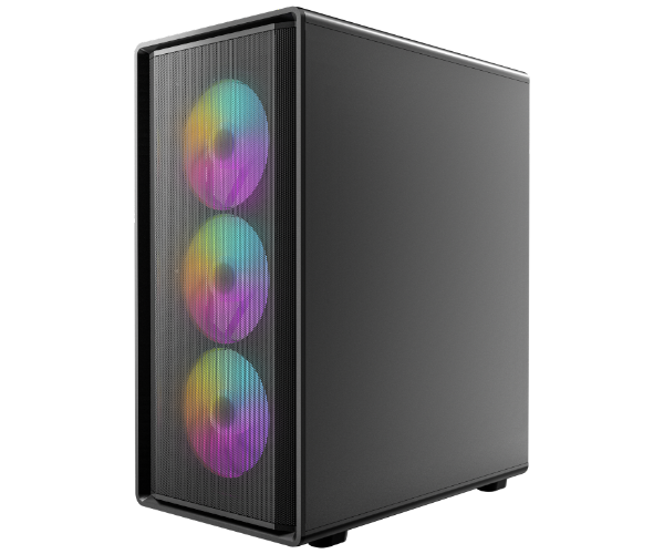 מארז Antec VX510 ARGB Mid-Tower Gaming Case ATX 4X120nn ARGB Fans