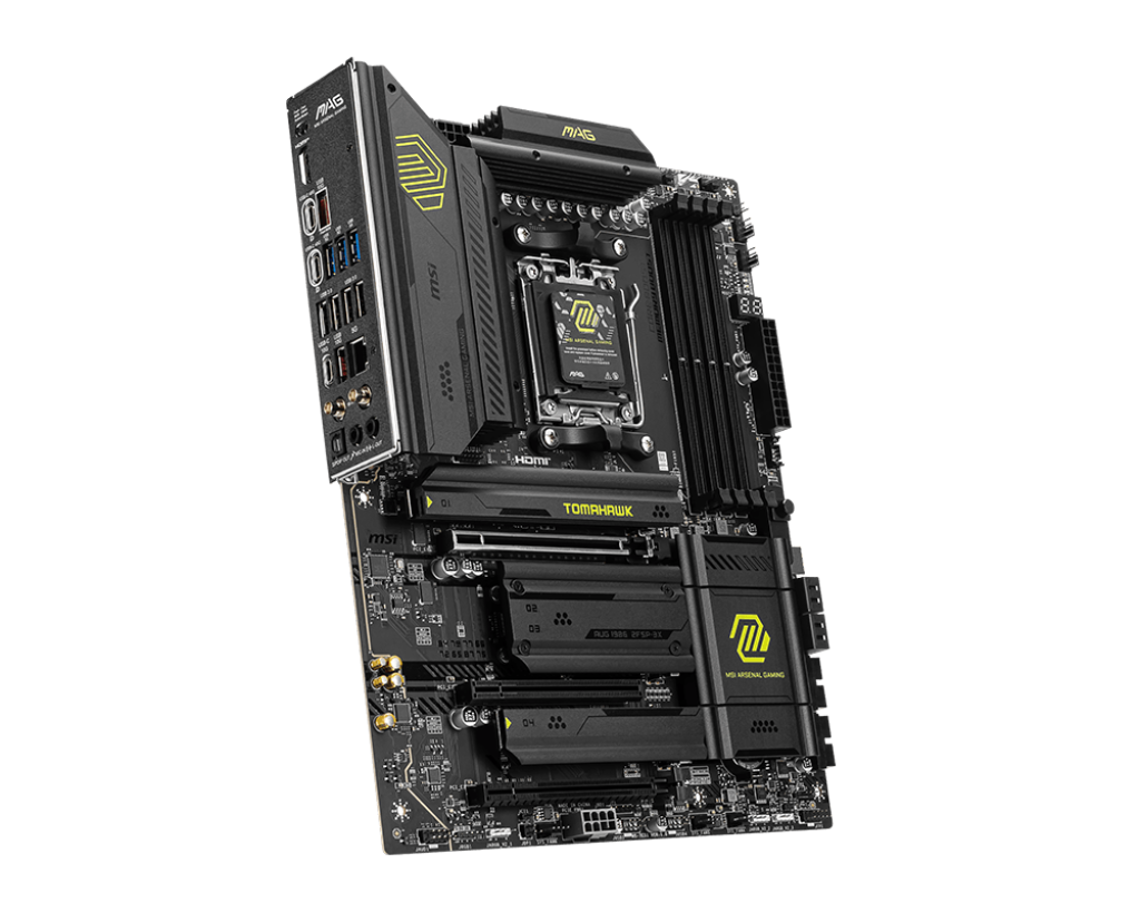 לוח אם MSI MAG X870 TOMAHAWK WIFI AM5 DDR5 WiFi 7 4x M.2 4x SATA באחריות יבואן רשמי