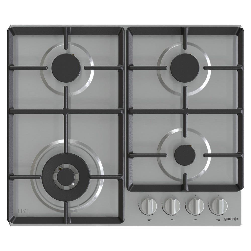 כיריים גז gorenje בגימור נירוסטה 60 סמ דגם GW641EX