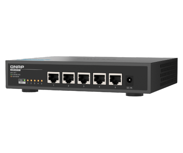 מתג רשת QNAP QSW 3205 5T 5 Port 10GbE Fanless