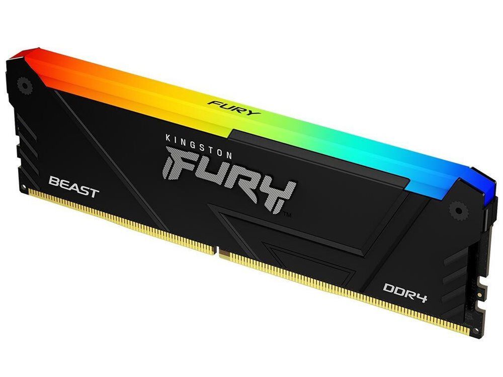 זיכרון Kingston FURY Beast RGB 16GB DDR4 3600MHz CL18