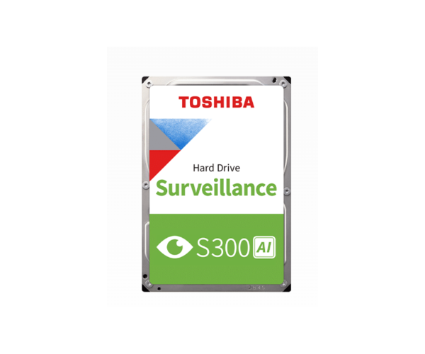 דיסק פנימי למצלמות TOSHIBA S300 AI 10TB 7200RPM 512MB