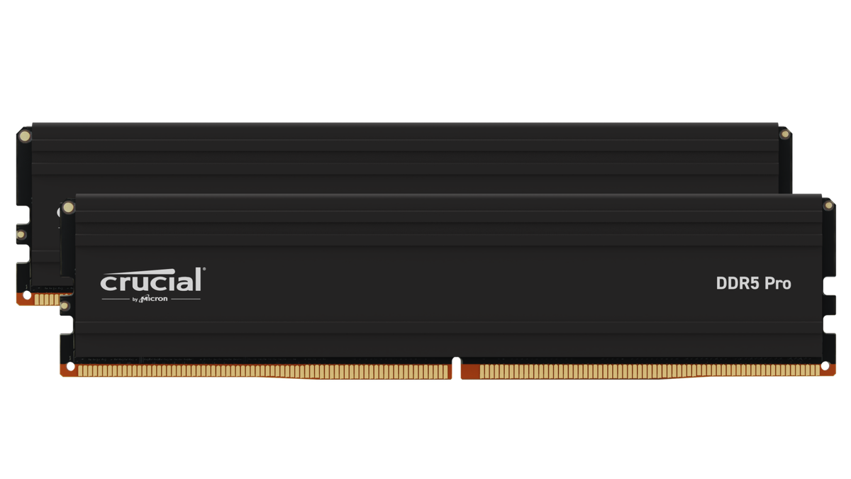 זכרון למחשב נייח Crucial Pro DDR5 – קיבולת 128GB (2x64GB) – מהירות 5600MHz