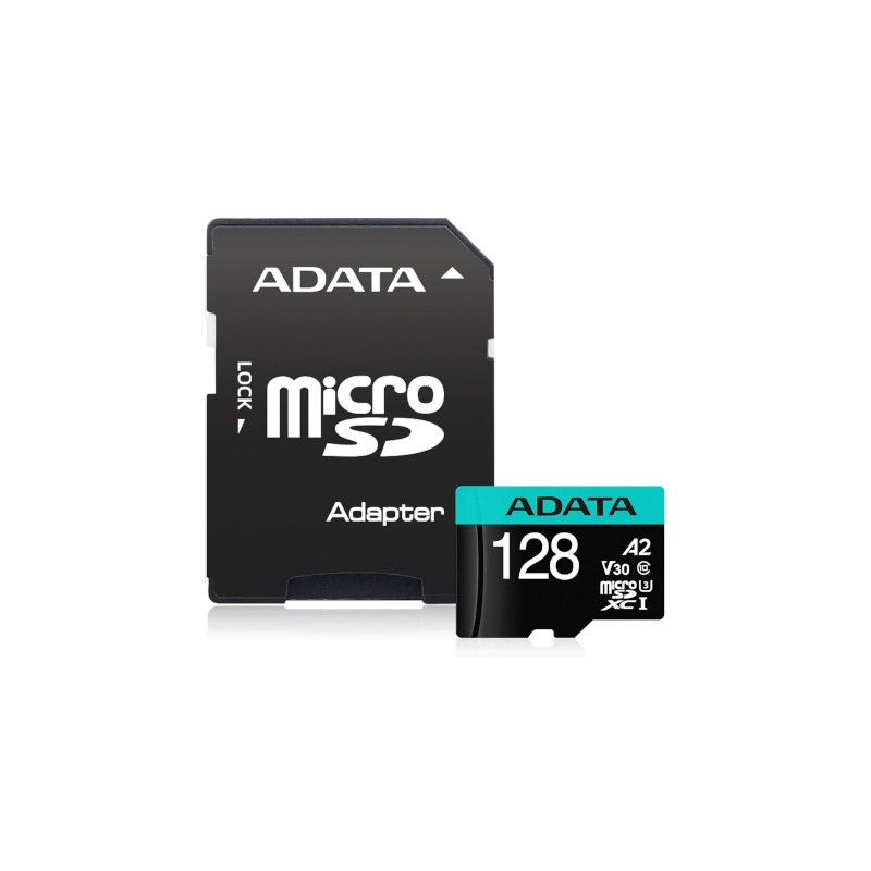כרטיס זיכרון ADATA Premier Pro 128GB Class 10 UHS-I U3 V30 מהיר ואמין באחריות יבואן רשמי