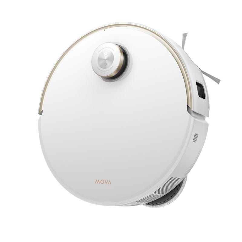 שואב אבק רובוטי שוטף MOVA דגם V50 Ultra Complete בצבע לבן