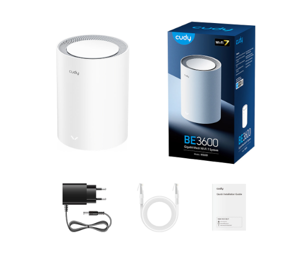 נתב מגדיל טווח Cudy BE3600 Gigabit Mesh Wi-Fi 7 System 1Pack