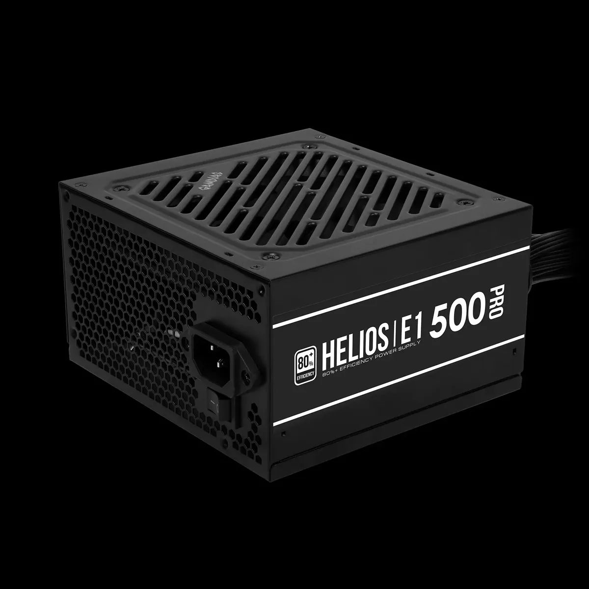 ספק כוח HELIOS E1-500 Pro – הספק 500W – תקן ATX12V v2.4 – מאוורר 120 מ"מ