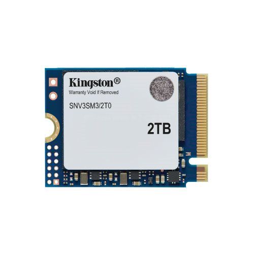 דיסק SSD פנימי Kingston NV3 בנפח 2TB, M.2 2230 בממשק PCIe 4.0 NVMe, מהירות עד 6000MB/s