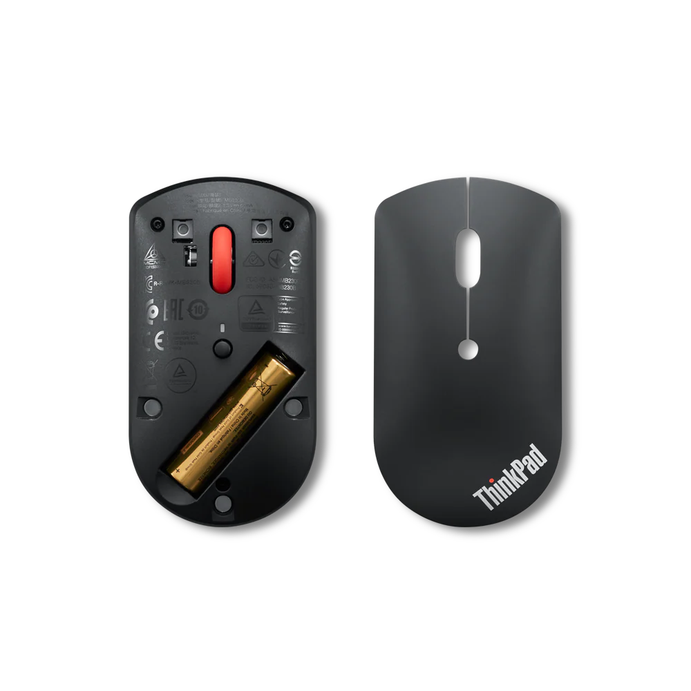 LENOVO ThinkPad Bluetooth Silent Mouse | Black | 61g | 1Y