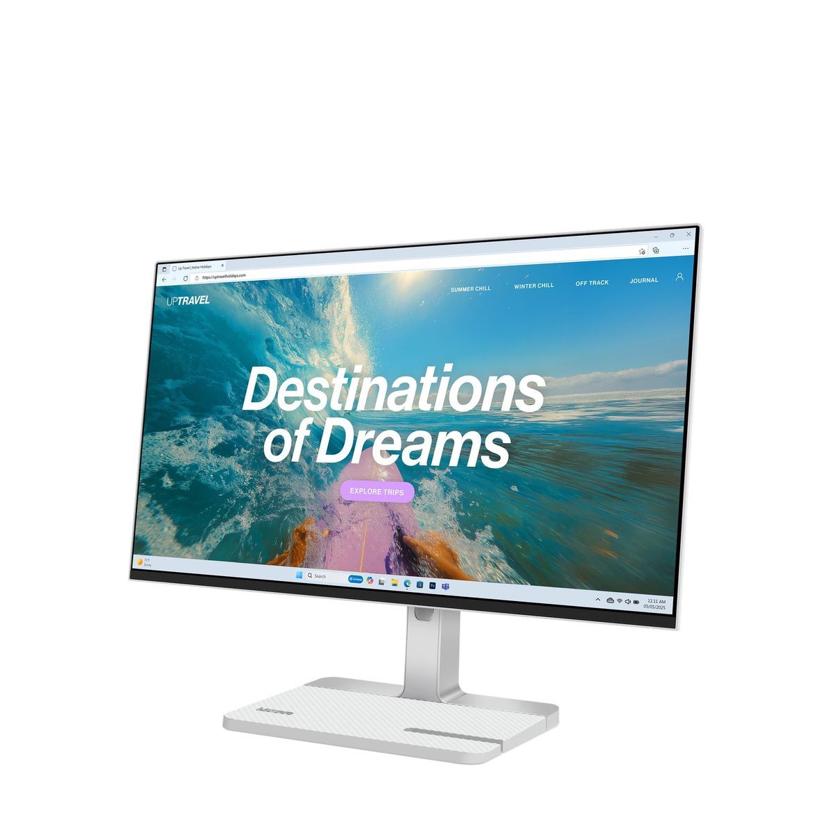מסך מחשב 23.8 אינץ Lenovo L24D-4C – רזולוציה Full HD 1920x1080 – פאנל IPS – קצב רענון 144Hz – זמן תגובה 1ms