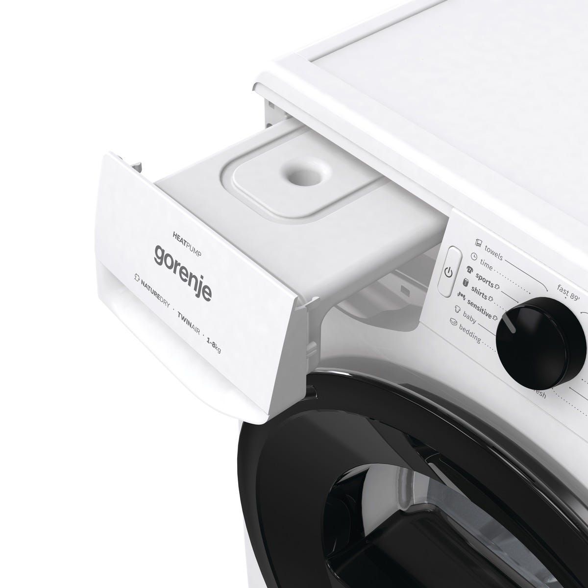 מייבש כביסה gorenje קונדנסור 8 קג דגם D2NE82 GN