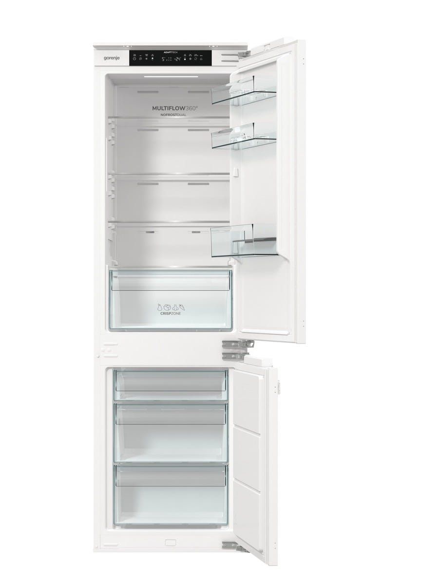 מקרר אינטגרלי gorenje מקפיא תחתון 252 ליטר דגם NRKI517E42