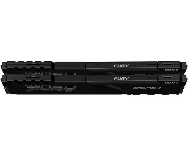 זכרון לנייח Kingston Fury Beast Black 32GB 2X16 6000MHZ DDR5 C36
