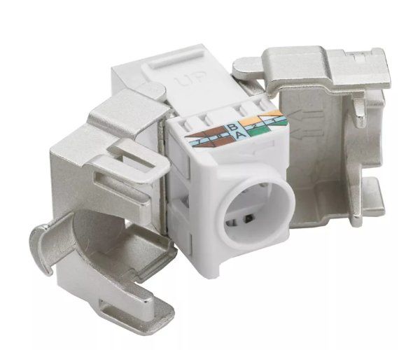 מחבר נקבה RJ-45 Cat 6A  Female Connector