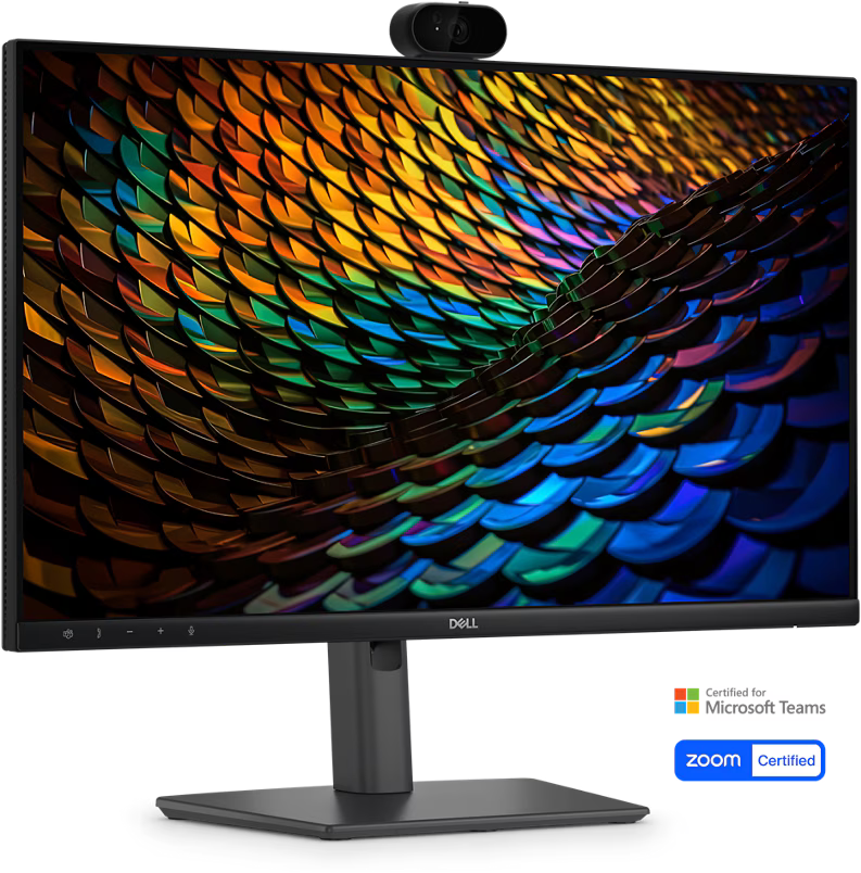 מסך מחשב Dell Pro P2426HEB – 23.8" – Full HD – IPS – 120Hz – מצלמה ורמקולים מובנים – USB-C Hub