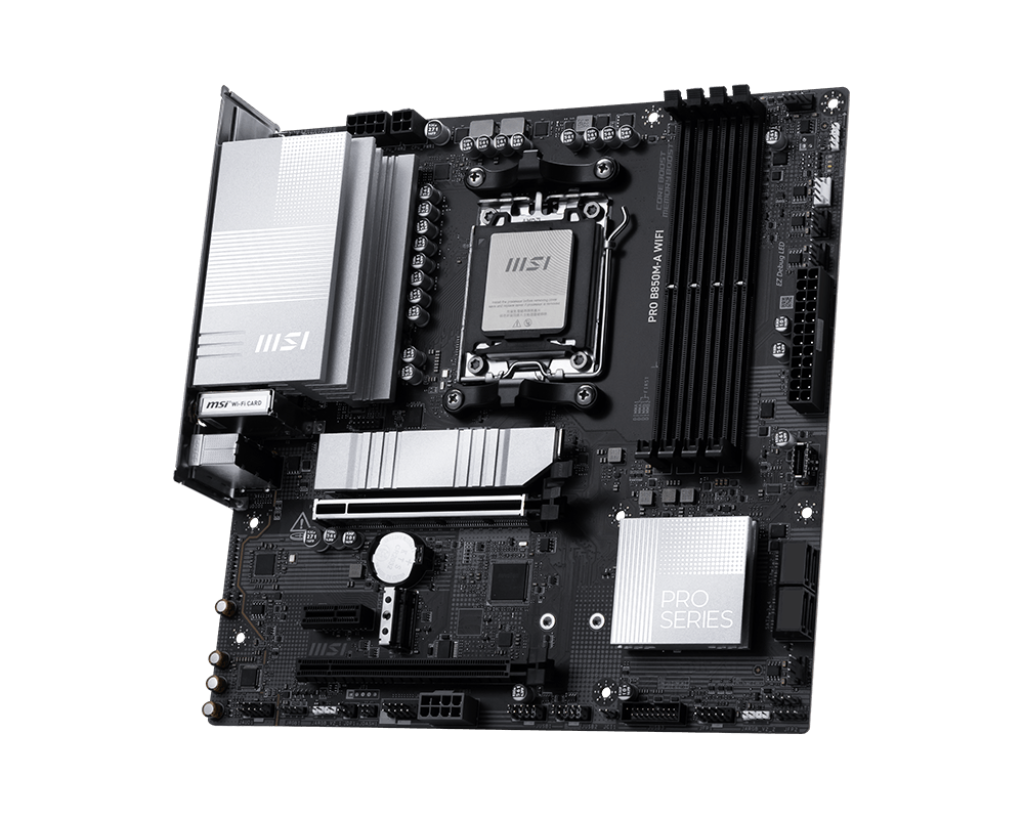 לוח אם MSI PRO B850M-A WIFI AM5 DDR5 WiFi 7 Bluetooth 5.4 באחריות יבואן רשמי