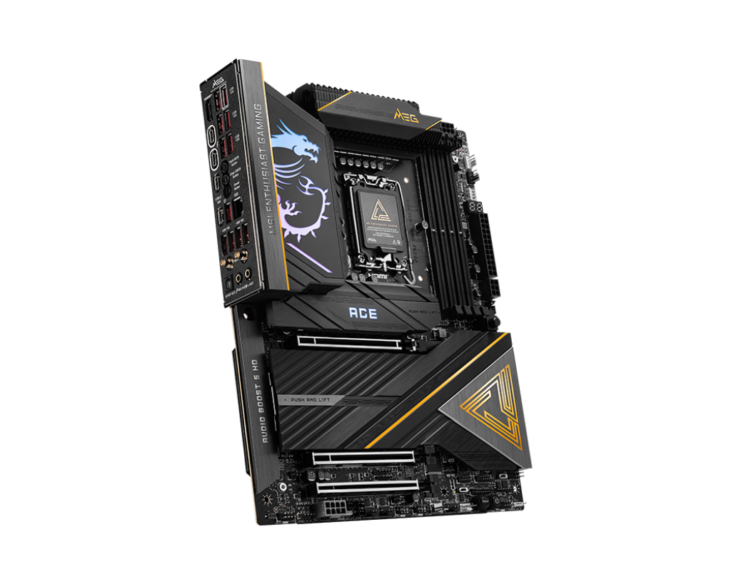 לוח אם MSI MEG Z890 ACE WiFi Intel Core Ultra LGA 1851 DDR5 256GB WiFi 7 BT5.3 באחריות יבואן רשמי