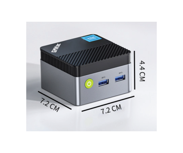 מחשב מיני GMKtec GMK-G5 – Intel N97 – זיכרון 12GB DDR4 – אחסון 512GB NVMe – Windows 11 Pro