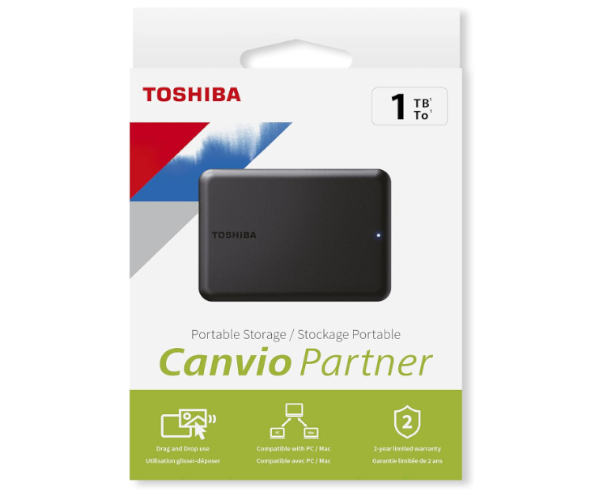 דיסק חיצוני TOSHIBA Canvio Ready 1TB 2.5 USB 3.2