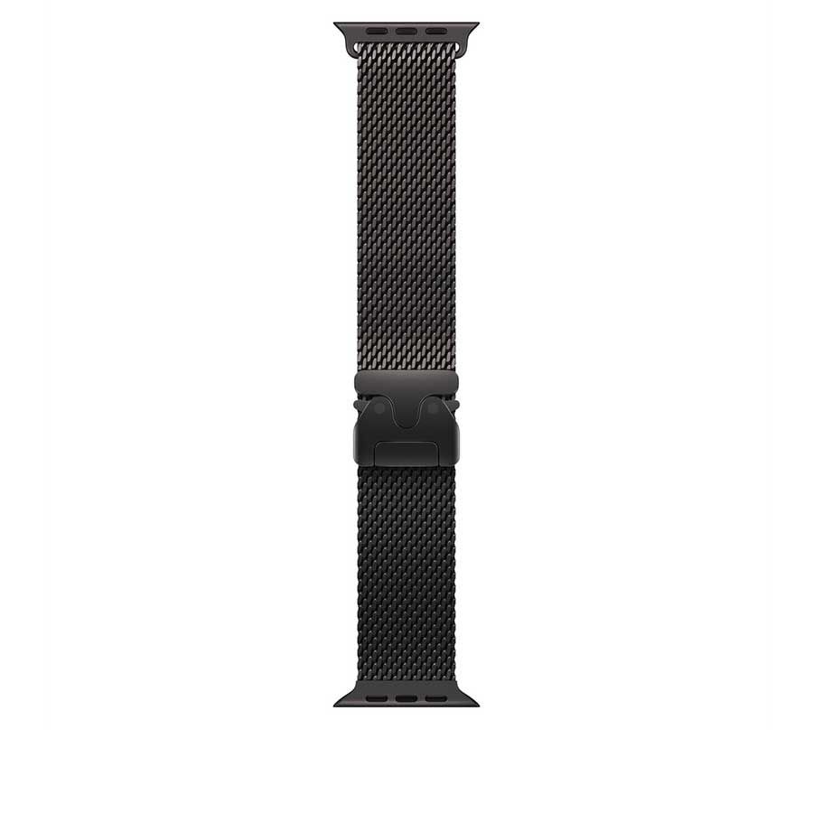 49mm Titanium Milanese Loops - Black Titanium