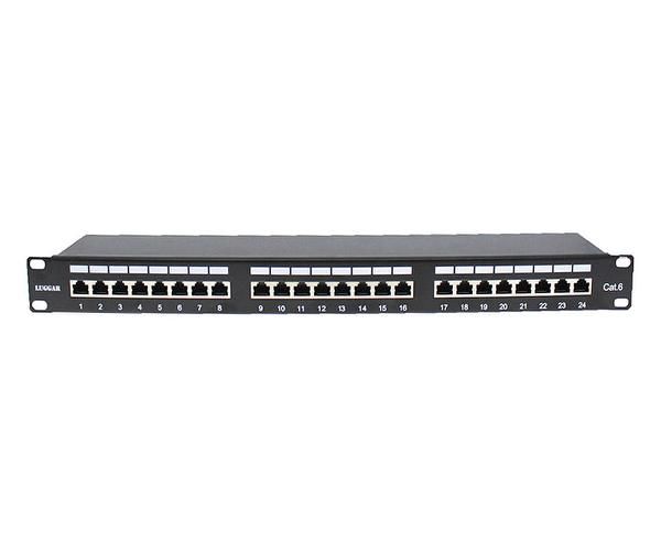 פנל 24 מחברים RJ-45 CAT 6