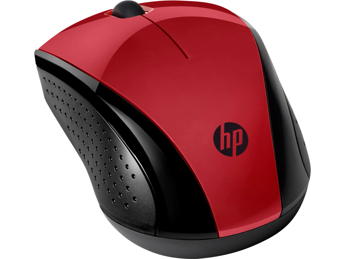 עכבר HP אופטי אלחוטי - דונגל ננו 220 אדום