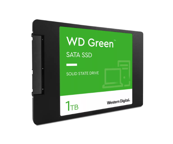 כונן SSD פנימי WD Green – נפח 1TB – ממשק SATA III – תצורת 2.5 אינץ'
