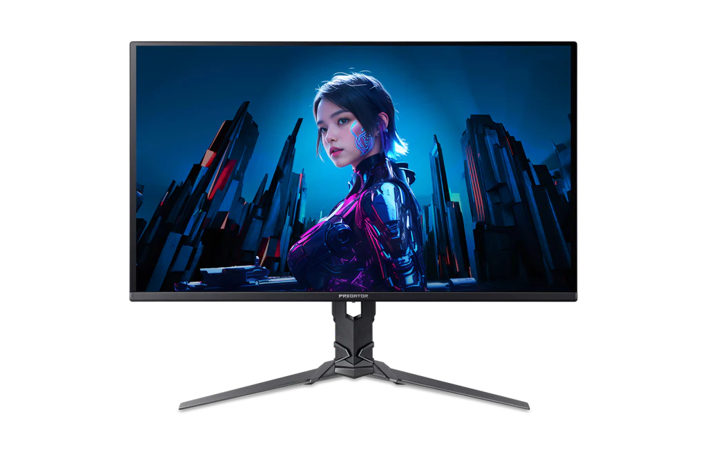 מסך גיימינג 27 אינץ Acer Predator X27UW3 – רזולוציה QHD – פאנל QD-OLED – קצב רענון 240Hz – זמן תגובה 0.03ms