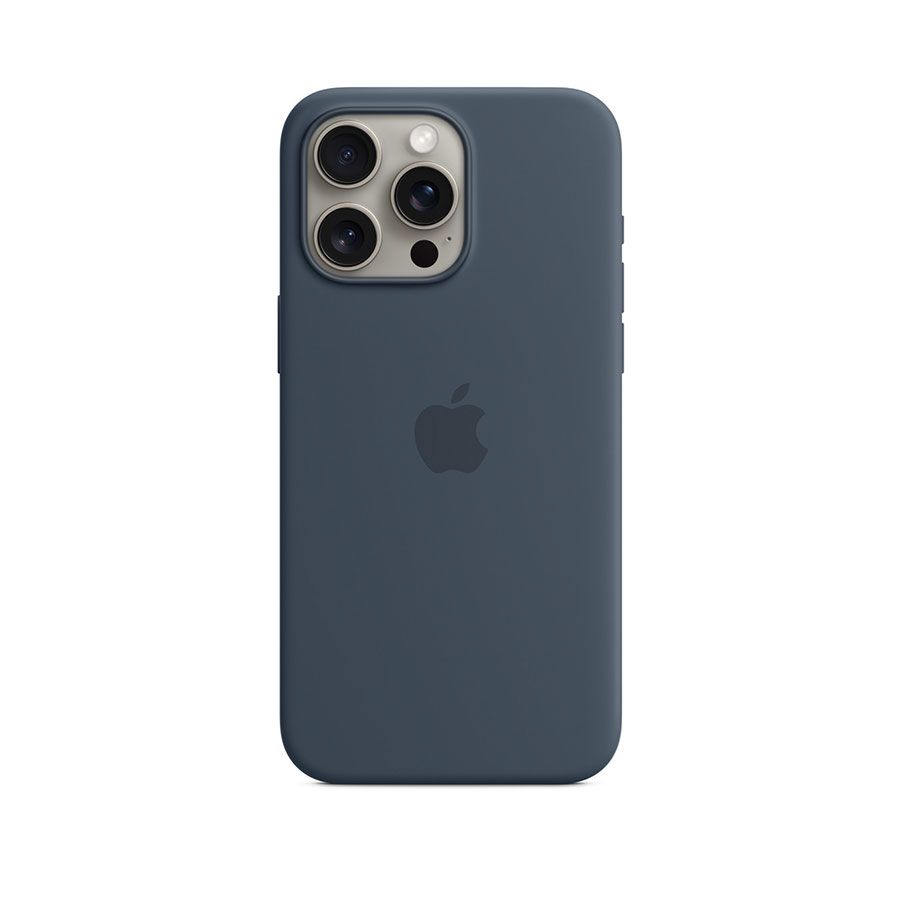 iPhone 15 Series Silicone Cases with MagSafe - Winter Blue