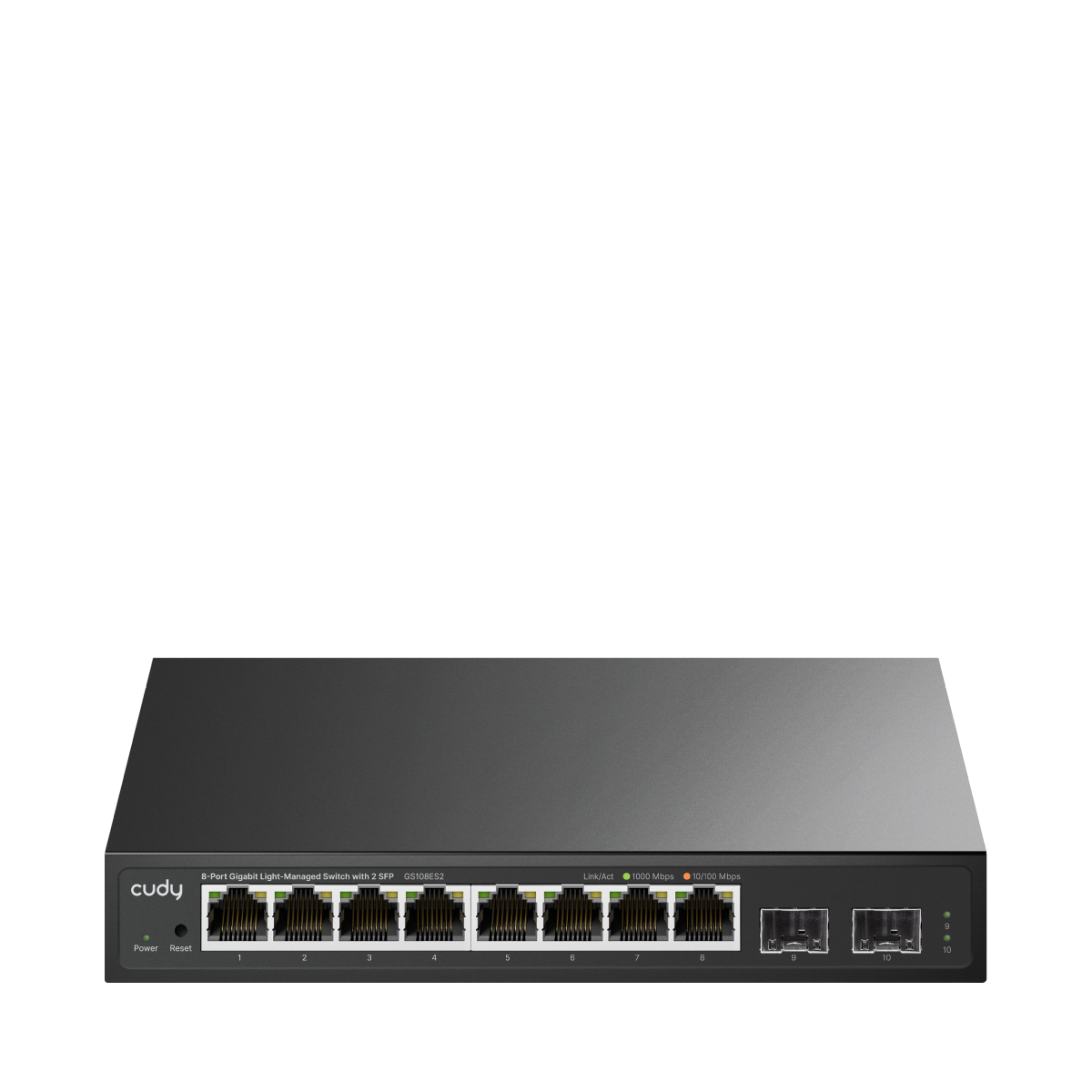 מתג 8Port Gigabit Easy-Managed Switch with 2 SFP