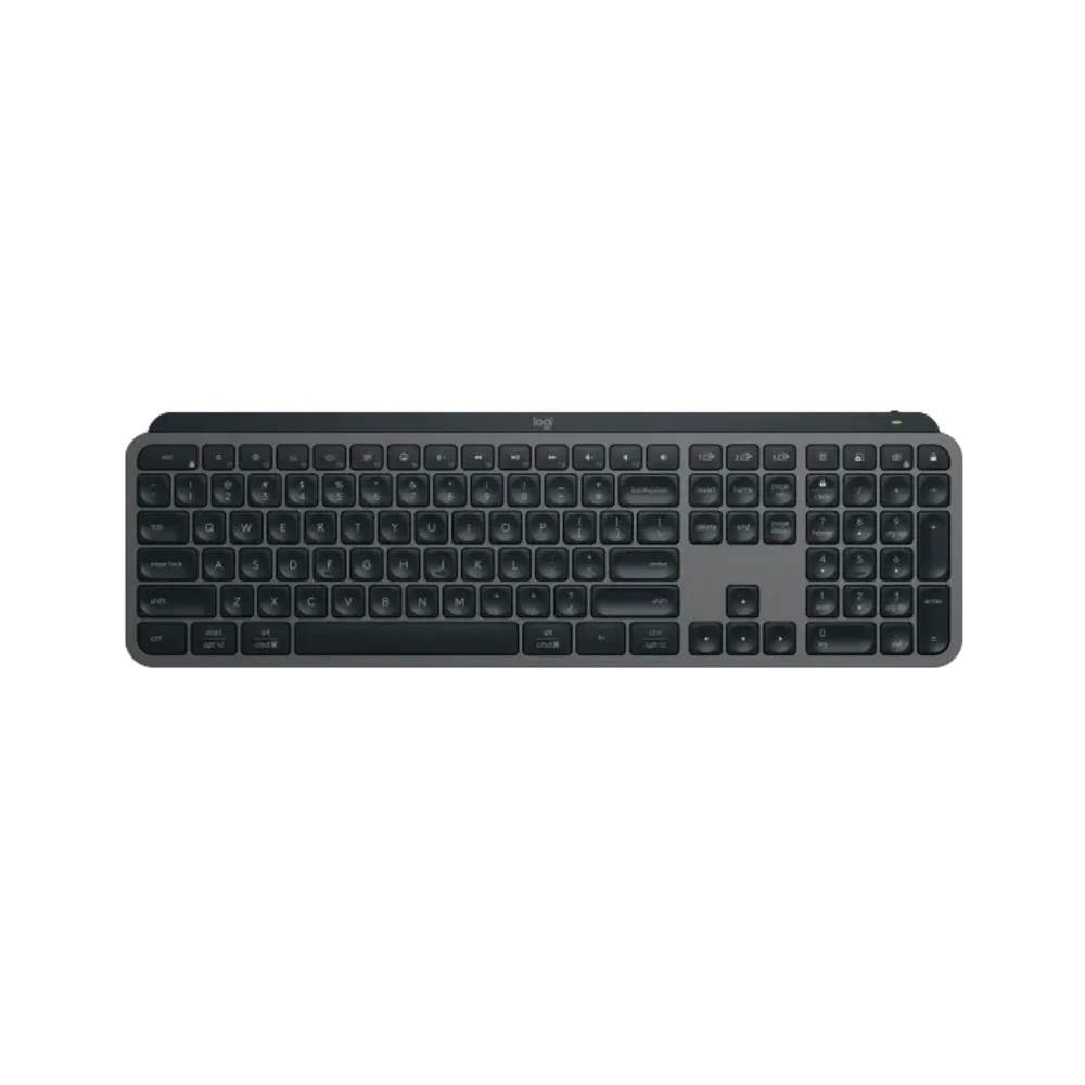 מקלדת אלחוטית Logitech MX Keys S – תאורה חכמה – USB-C נטענת – צבע גרפיט