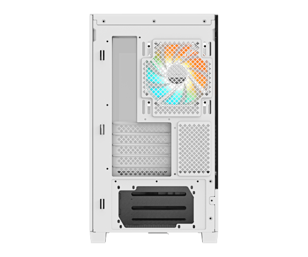 מארז לבן GIGABYTE C201 PANORAMIC ICE Micro-ATX 3XARGB Fans
