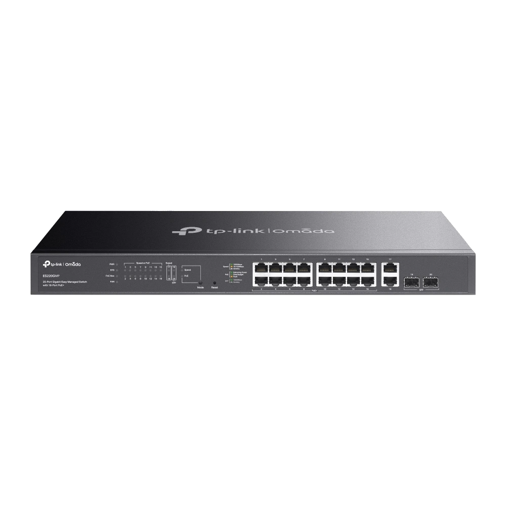 מתג +PoE מנוהל ES220GMP מבית OMADA
