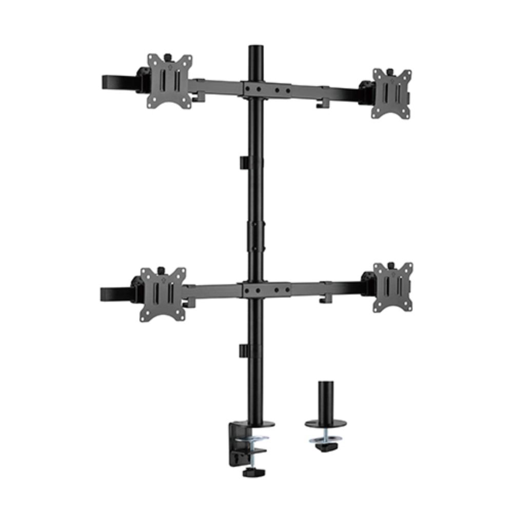 זרוע שולחנית למסכים LUMI LDT57-C04 לארבעה מסכים עד 32 אינץ' באחריות יבואן רשמי