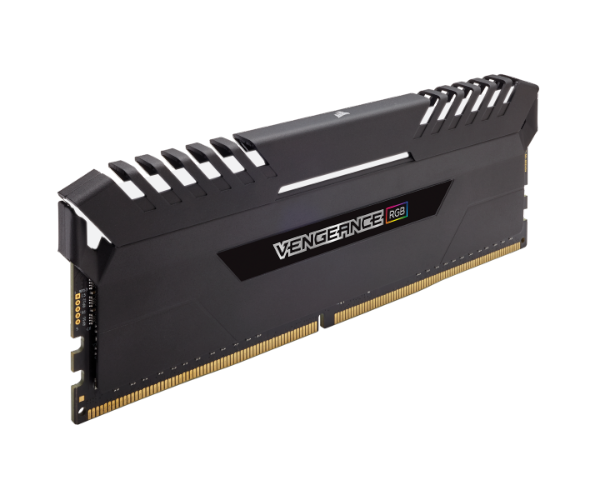 זכרון לנייח Corsair Vengeance RGB RS – DDR4 – 16GB (2x8GB) – 3200MHz – CL16 – צבע שחור