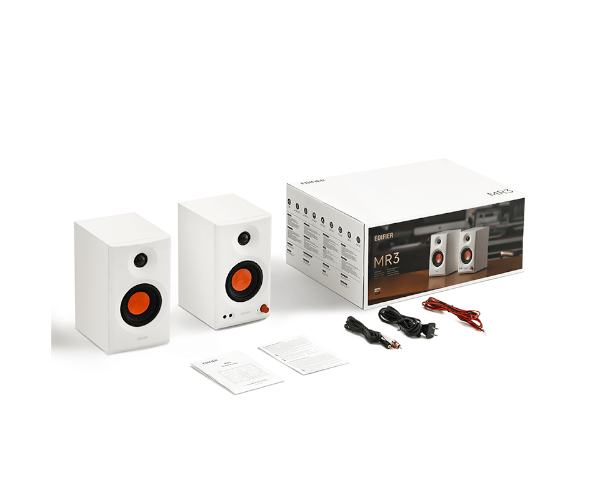 רמקולים Edifier MR3 White 2.0 Studio Speakers 36W RMS BT 5.4