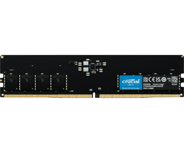 זיכרון למחשב נייח Crucial – 16GB – DDR5 – 5600MHz