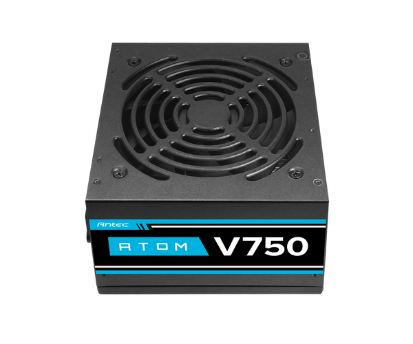 ספק כוח ANTEC ATOM V750 Active PFC 120MM silent fan non-mudular