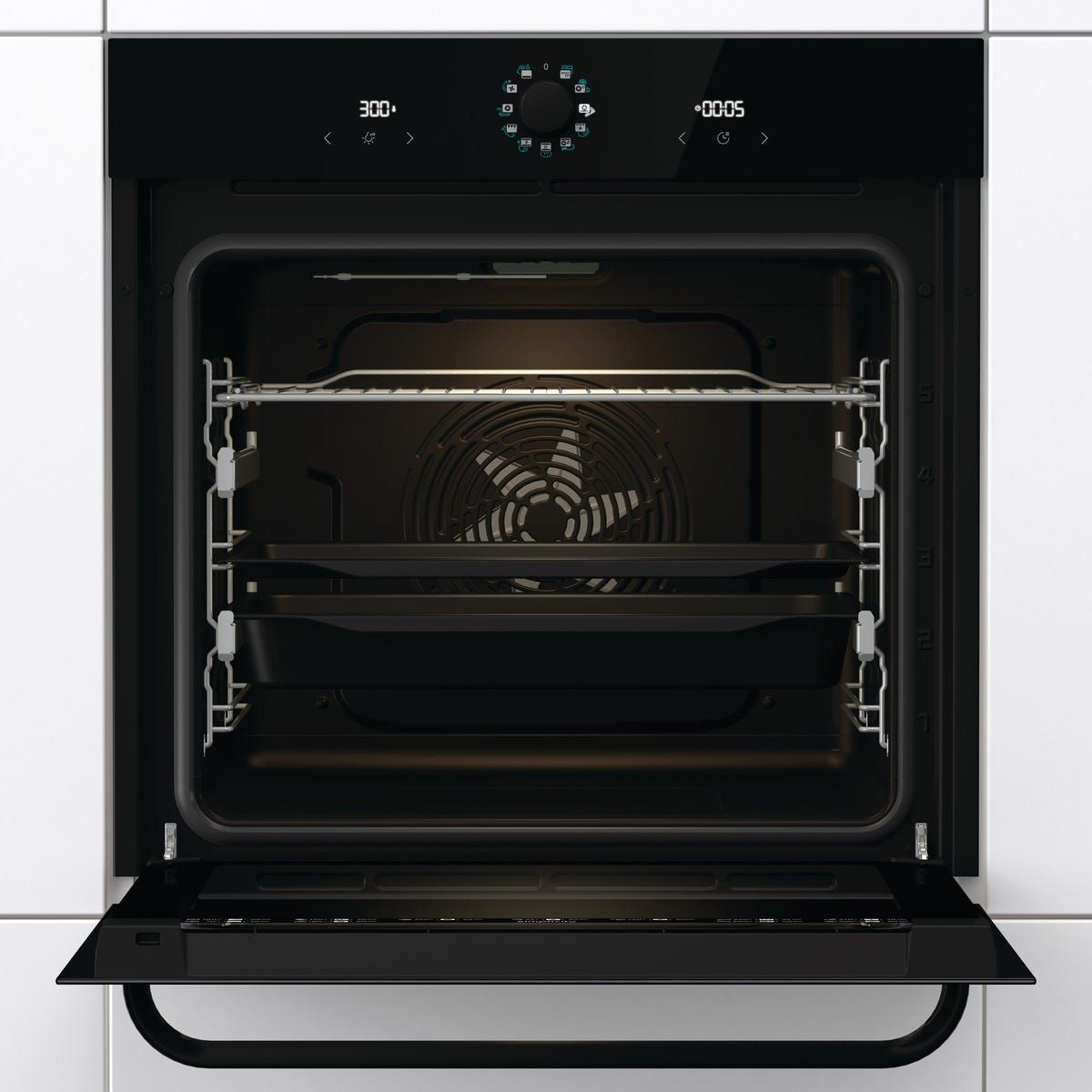 תנור בנוי gorenje בגימור שחור דגם BOS8737SYB