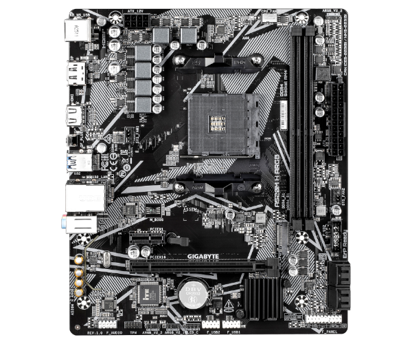 לוח אם Gigabyte A520M H ARGB AM4 DDR4 Micro-Atx HDMI DP