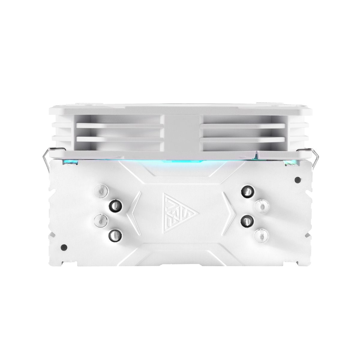קירור אוויר למעבד BOREAS E1-410WH לבן – מאוורר 120mm ARGB – זרימת אוויר 70.2 CFM – TDP 180W – 4 צינורות חום