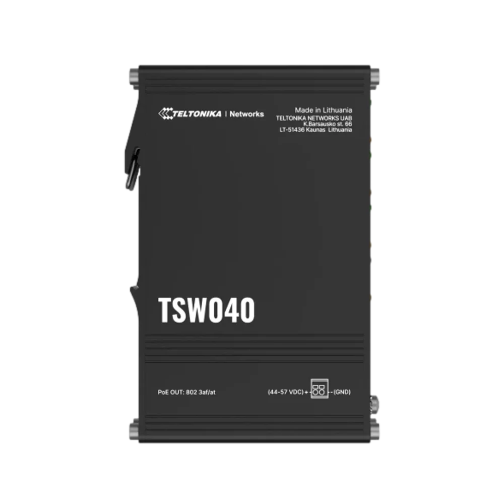 מתג תעשייתי TSW040 PoE מבית TELTONIKA