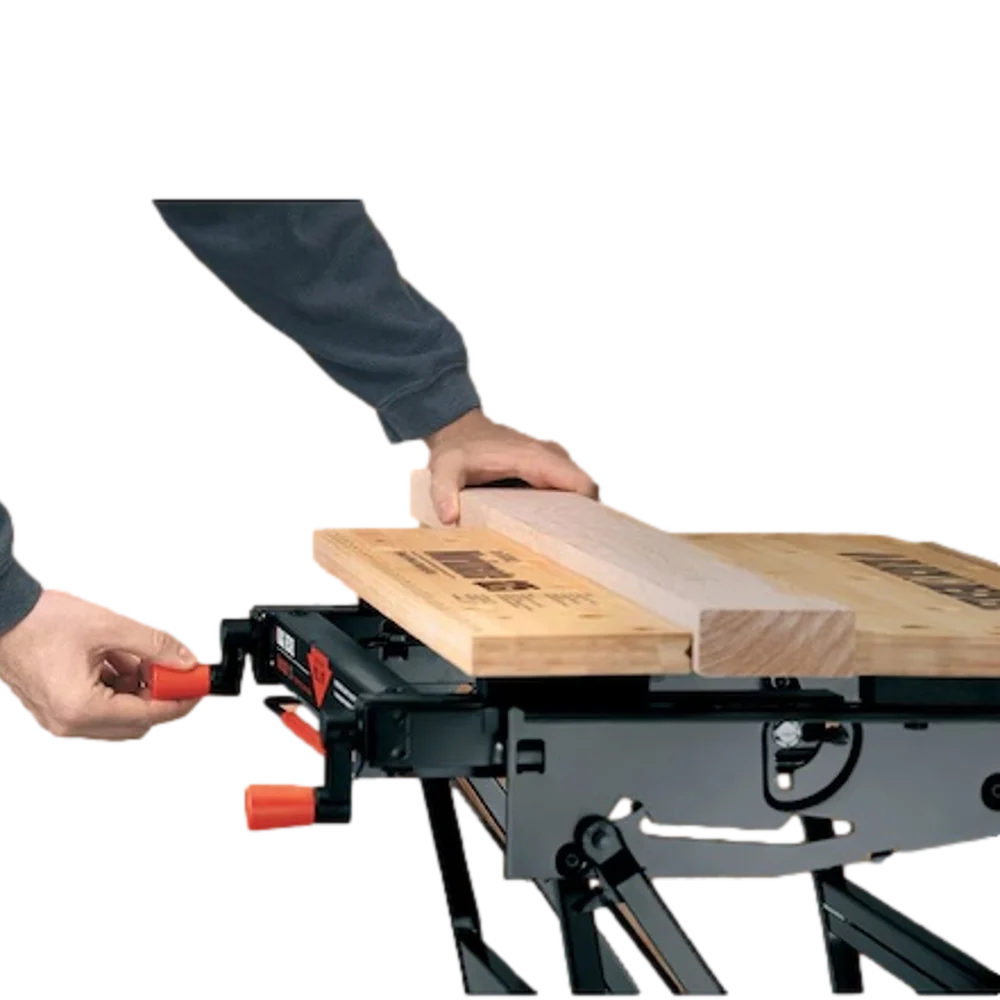 שולחן עבודה מתקפל BLACK&DECKER Workmate 825 Deluxe עם מערכת הידוק מתקדמת, 3 מצבי עבודה, נשיאת משקל עד 250 ק"ג, באחריות יבואן רשמי