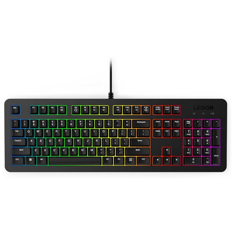 סט מקלדת ועכבר גיימינג Lenovo Legion KM310 RGB – חוטי USB – עד 8000 DPI