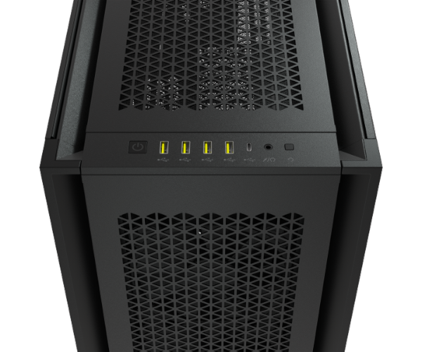 מארז מחשב CORSAIR 7000D AIRFLOW Full Tower – תאימות ATX / micro-ATX / mini-ITX – קירור נוזלי עד 480 מ"מ – צבע שחור