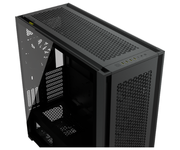 מארז מחשב CORSAIR 7000D AIRFLOW Full Tower – תאימות ATX / micro-ATX / mini-ITX – קירור נוזלי עד 480 מ"מ – צבע שחור