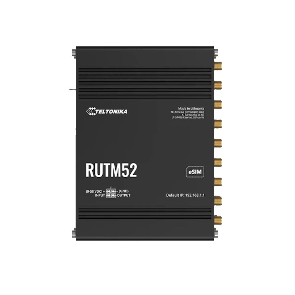 נתב תעשייתי 5G מתקדם RUTM52 מבית TELTONIKA