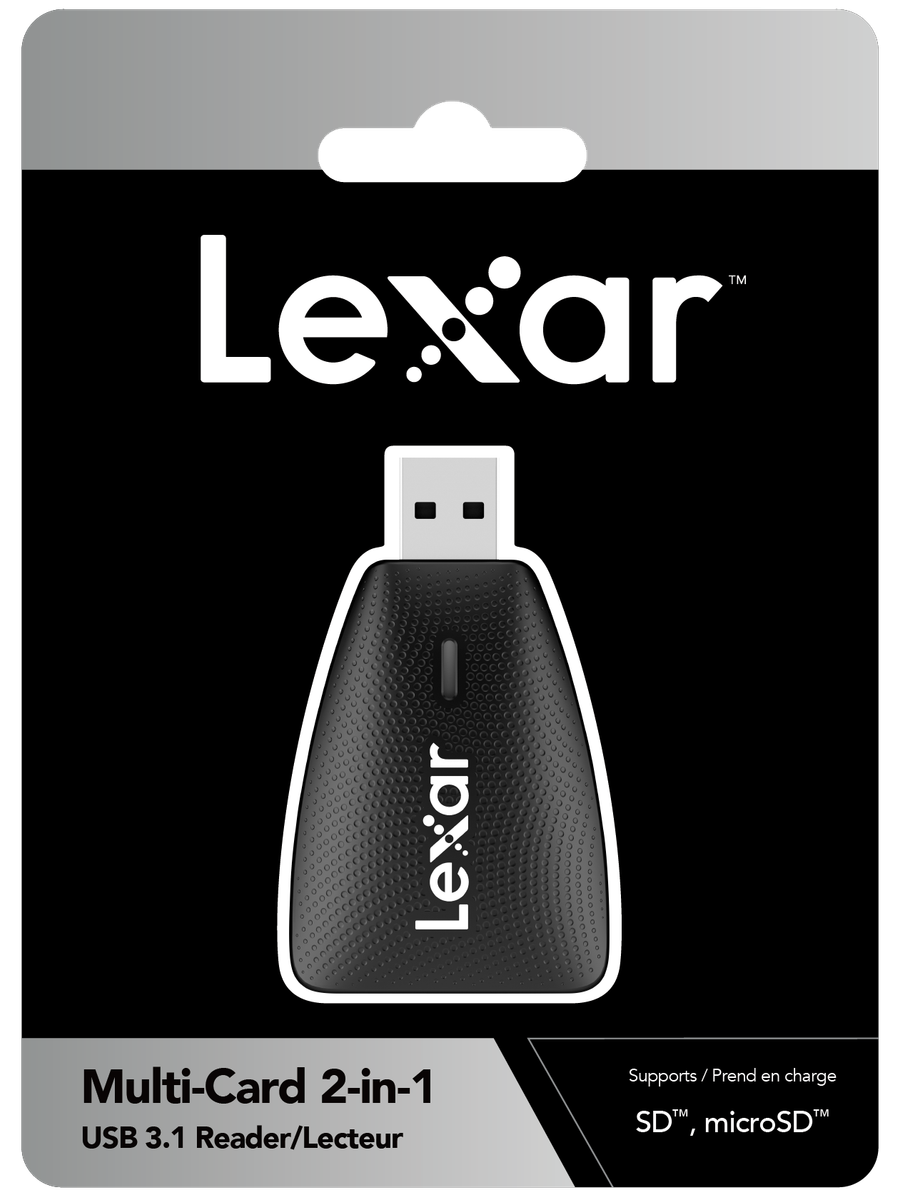 Lexar Dual Slot USB-A C  microSD USB3.1 Reader